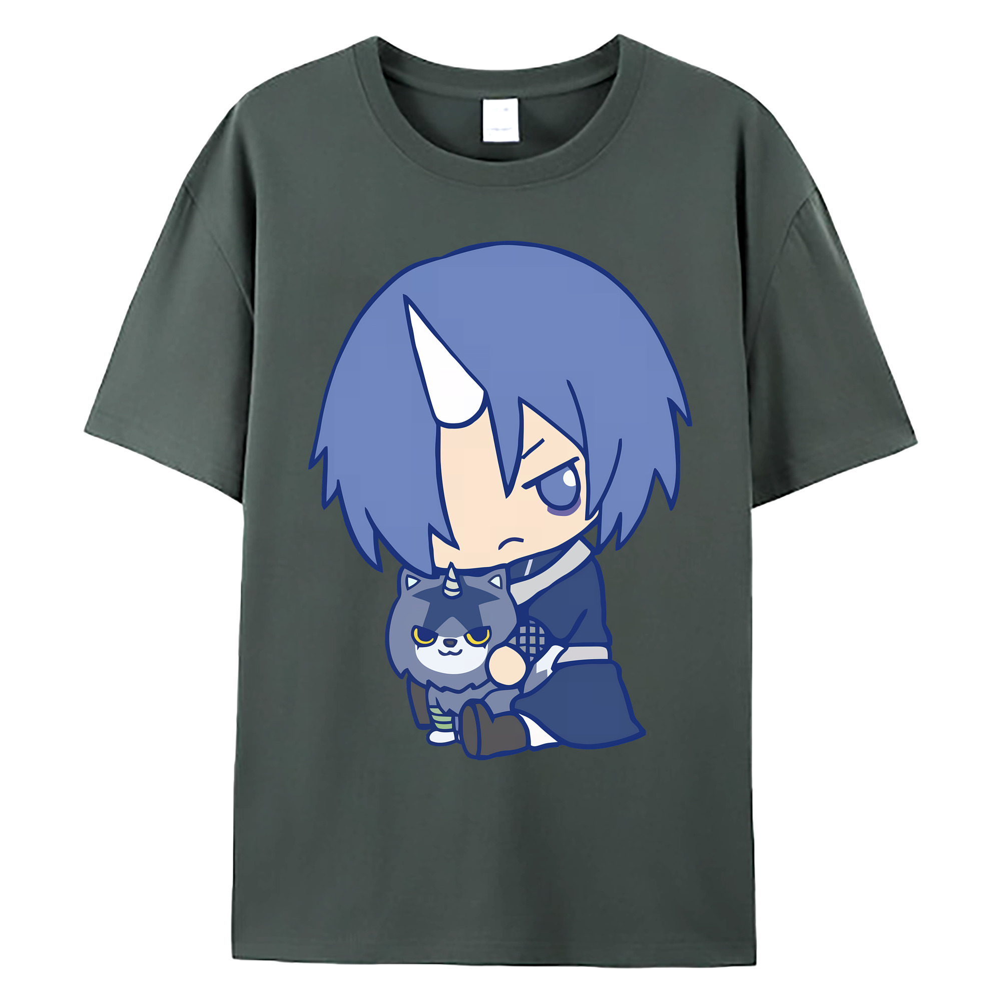 （画像用） 転スラ Regarding Reincarnated to Slime 綿100％ メンズ半袖Tシャツ｜肌触りやわらか＆通気性